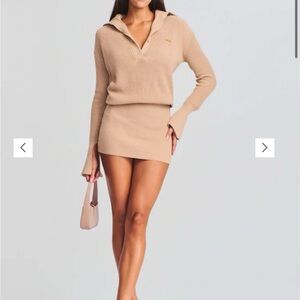 Seroya Katana Mini Sweater Dress (NWT)